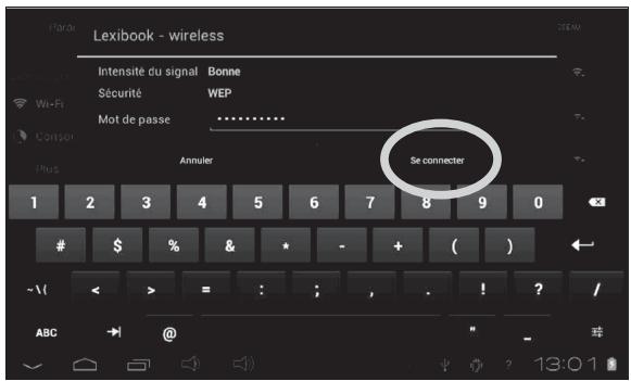 LEXIBOOK TABLET JUNIOR 2 - Attendre que le Wi-Fi s'allume. Ceci peut prendre 5 à 10 secondes. - 4