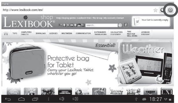 LEXIBOOK TABLET JUNIOR 2 - Le navigateur internet Lexibook® Protect - 3