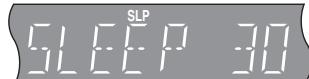 PANASONIC SC-BT100EG - Appuyez sur [SLEEP] pour sélectionner l'heure (en minutes). - 1