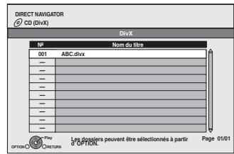 PANASONIC SC-BT100EG - Appuyez sur [, ] pour sélectionner le titre puis appuyez sur [OK]. - 1