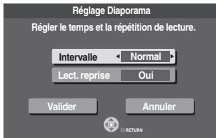 PANASONIC SC-BT100EG - Réglage Diaporama - 1