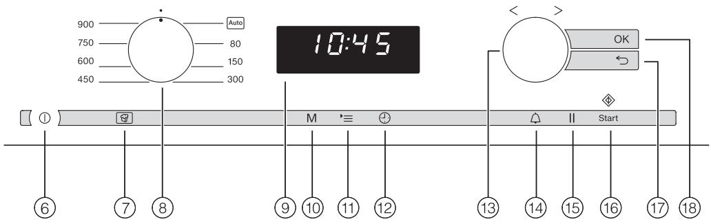 MIELE M6260TCC - Tableau de commande - 1