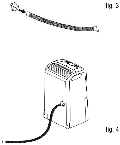DELONGHI DD33P - B) Evacuation en continu vers l'extérieur - 2