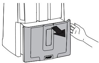 DELONGHI DD33P - A) Évacuation dans le réservoir - 1