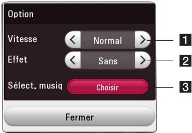 LG BH6540TC - Réglage des options du diaporama - 1