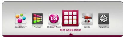 LG BH6540TC - Utilisation du menu My Apps - 1