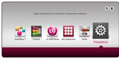 LG BH6540TC - Réglage des paramètres - 1