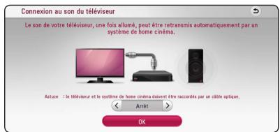 LG BH6540TC - Connexion au son du téléviseur - 1