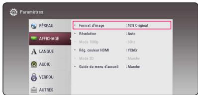 LG BH6540TC - Réglage des paramètres - 3