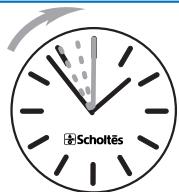 SCHOLTES FI466SPF - La manette P permet le réglage du temps - 1