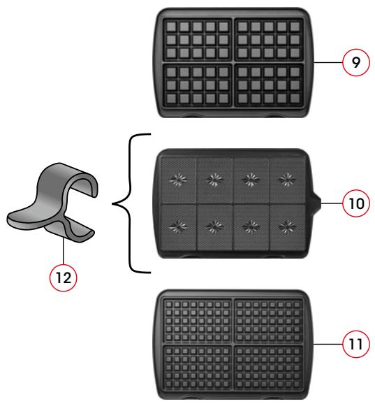 DARTY 36DaRryLAGRANGEGAUFRIERGAUFRIER - DAS GERÄT NIEMALS OHNE ANGEBRACHTE PLATTEN IN BETRIEB NEHMEN. - 2