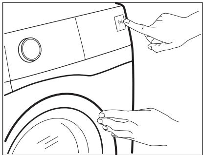 DARTY FWF1422E32 - OUVERTURE DE LA PORTE - AJOUT DE VÉTÉMENTS - 2