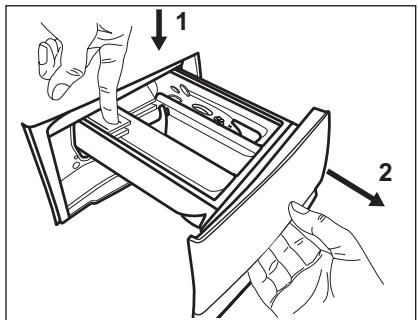 DARTY FWF1422E32 - NETTOYAGE DU DISTRIBUTEUR DE PRODUIT DE LAVAGE - 1