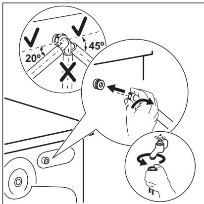 DARTY FWF1422E32 - Tuyau d'arrivée d'eau - 2