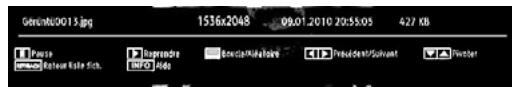BRANDT B1913XHD/DVD - Options de diaporama - 1