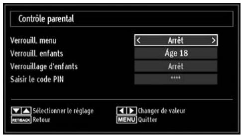 BRANDT B1913XHD/DVD - Contrôle parental - 2