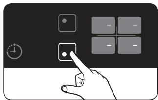 SAMSUNG CTN 365 DC 01 INOX - Selectionnez la ZONE de cuisson et le réglage de la temperature. - 1