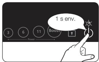 SAMSUNG CTN 365 DC 01 INOX - Utilisation des touches sensitives - 1