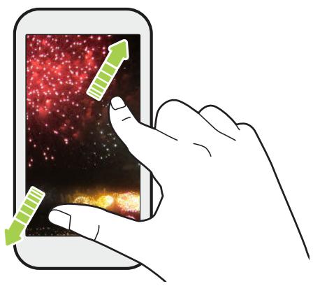 HTC U PLAY BLANC 32G - Glisser avec deux doigts - 1