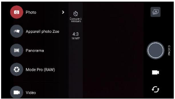 HTC U PLAY BLANC 32G - Interface d'appareil photo claire et simple - 1