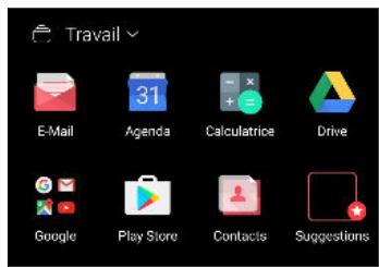 HTC U PLAY BLANC 32G - Le widget HTC Sense Home - 1
