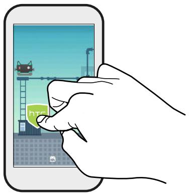 HTC U PLAY BLANC 32G - Appuyer et effleurer - 1