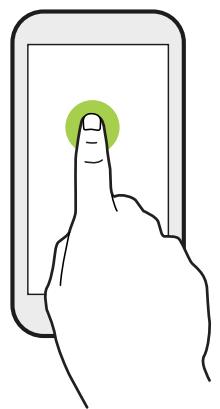 HTC U PLAY BLANC 32G - Appuyer et maintainir - 1