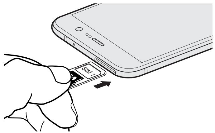 HTC U PLAY BLANC 32G - Insertion de la carte microSD - 5