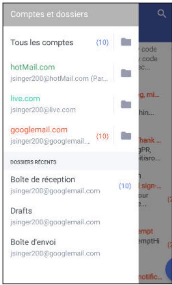 HTC U PLAY BLANC 32G - Consulter votre boîte E-mail - 1
