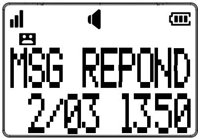 SWISSVOICE XTRA 2155 - Écouter les nouveaux messages depuis le combiné sans fil : - 1