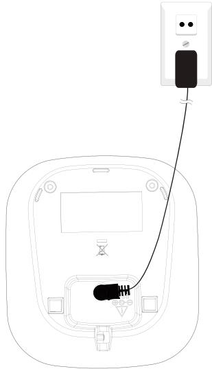 SWISSVOICE XTRA 2155 - Branchement du chargeur - 1