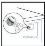 BARRYTHOMSON THWD86140WHEU - Nettoyage du filtré d'arrivée - 4