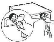 BARRYTHOMSON THWD86140WHEU - La machine doit être connectée à une alimentation en eau froide. - 1