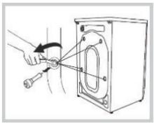 BARRYTHOMSON THWD86140WHEU - Retrait des boulons de transport - 1