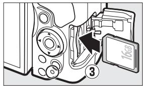NIKON PACK FD D5300+18-140VR - Insérer l'accumulateur et la carte mémoire. - 5