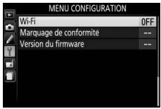 NIKON PACK FD D5300+18-140VR - Activer le Wi-Fi intégré de l'appareil photo. - 2