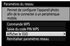 NIKON PACK FD D5300+18-140VR - Afficher le SSD de l'appareil photo. Mettez en surbrillance Paramètres du réseau et appuyez sur ▲. - 4