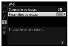 NIKON PACK FD D5300+18-140VR - Sélectionner Paramètres du réseau > Saisie du code PIN WPS. - 3