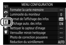 NIKON PACK FD D5300+18-140VR - Mettre en surbrillance l'icone du menu actuel. - 2