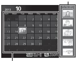 NIKON PACK FD D5300+18-140VR - Visualisation par calendrier - 3