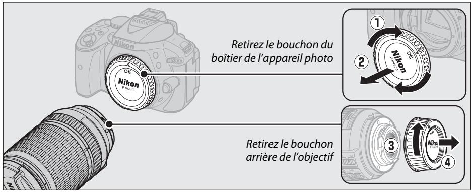 NIKON PACK FD D5300+18-140VR - Fixer un objectif. - 1