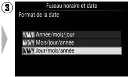 NIKON PACK FD D5300+18-140VR - Choisir une langue et régler l'horloge de l'appareil photo. - 4