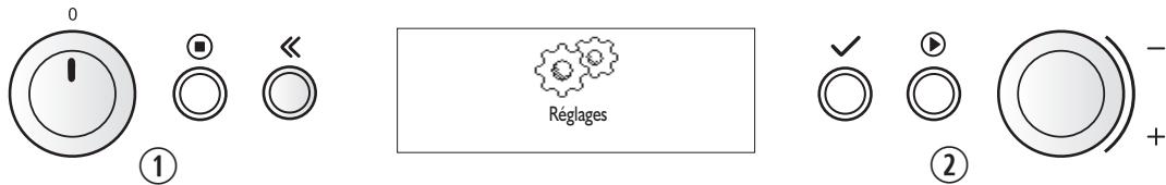 KITCHENAID KMPC3610 - Modification des réglages - 1