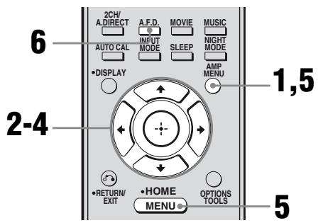 SONY STR-DG820 - Sélection du mode surround amélioré - 1