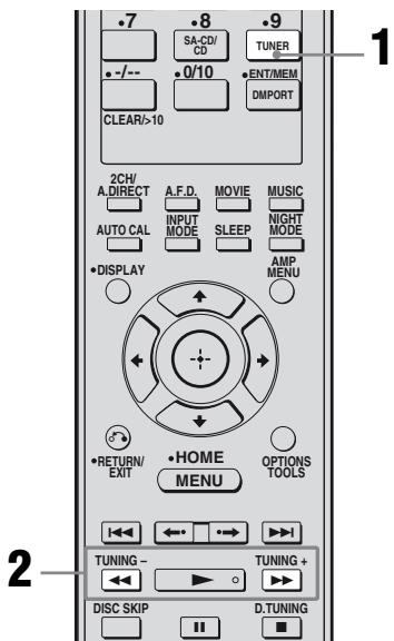 SONY STR-DG820 - Syntonisation automatique - 1