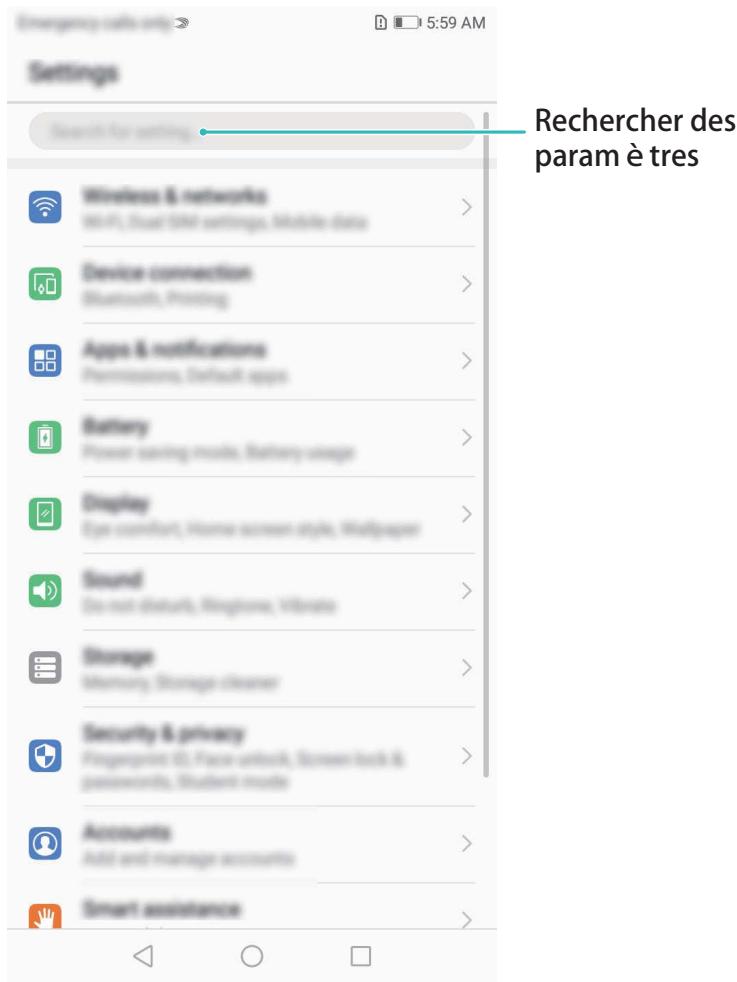 MAROUE 4408446 - Utiliser la fonctionnalité Paramètres intelligents pour couver un paramètre rapidement - 1