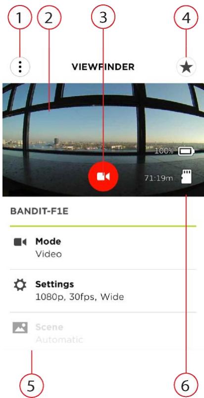 TOMTOM BANDIT ACTION CAMERA - Déconnexion de l'appli mobile - 1