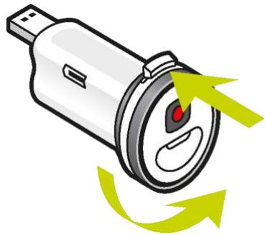 TOMTOM BANDIT ACTION CAMERA - Déverrouillage du batt-stick - 1