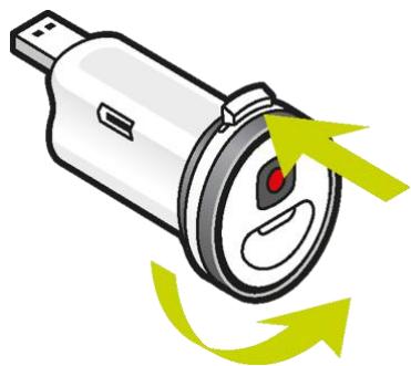 TOMTOM BANDIT ACTION CAMERA - Déverrouillage du batt-stick - 1
