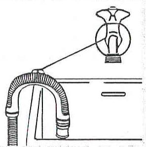 ARISTON AQGF 149 S - Raccordement du tuyau de vidange - 2
